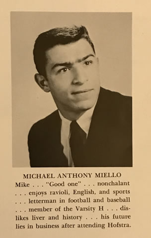 Michael Anthony Miello 1962 HHS YB